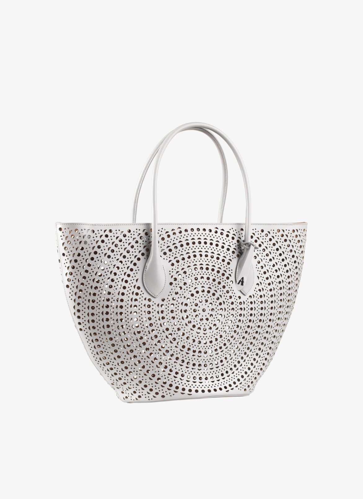 Latifa 20 Handbag ALAÏA LIGHT GRAY LATIFA 20 HANDBAG